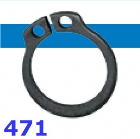 C型止め輪 軸用(重荷重用)_DIN